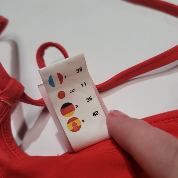 RARE Red Carter Dream Weaver Bikini Set - Picture 7 of 11